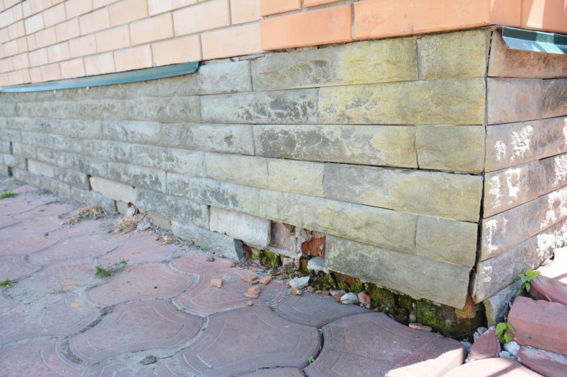 Repaired Foundation Wall